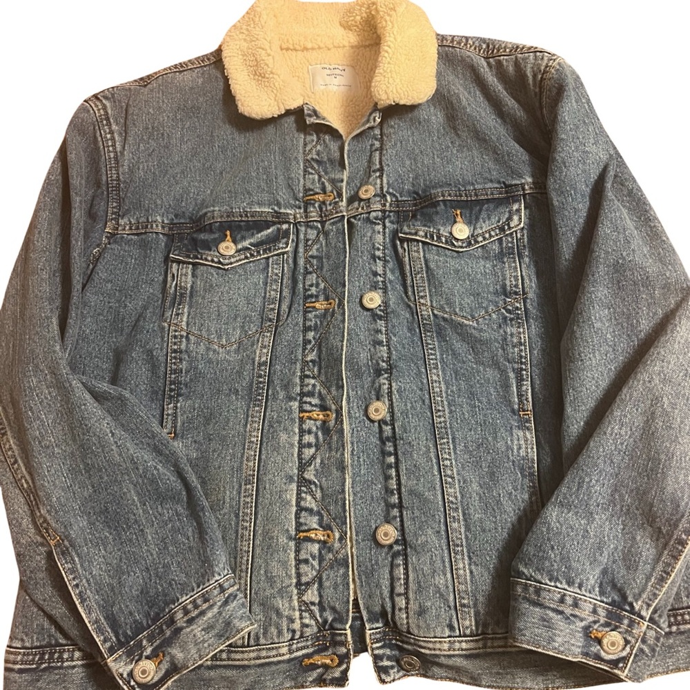 Old Navy Sherpa Jean Jacket